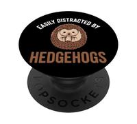 Easily Distracted By Hedgehogs PopSockets Adhesive PopGrip