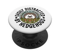 Easily Distracted By Hedgehogs PopSockets Adhesive PopGrip