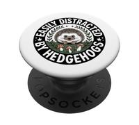 Easily Distracted By Hedgehogs PopSockets Adhesive PopGrip