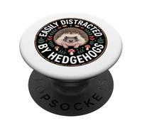 Easily Distracted By Hedgehogs PopSockets Adhesive PopGrip