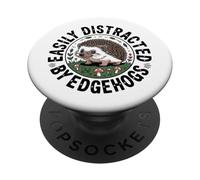 Easily Distracted By Hedgehogs PopSockets Adhesive PopGrip