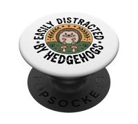 Easily Distracted By Hedgehogs PopSockets Adhesive PopGrip