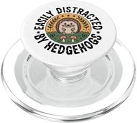 Easily Distracted By Hedgehogs PopSockets PopGrip for MagSafe