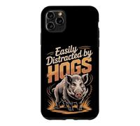 Easily Distracted By Hogs Hunting Wild Boar Case for iPhone 11 Pro Max