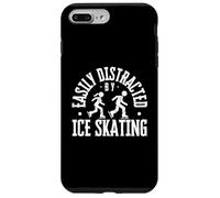Easily Distracted By Ice Skating Funny Figure Skater Case for iPhone 7 Plus/8 Plus