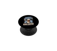Easily Distracted By Iced Coffee PopSockets Adhesive PopGrip