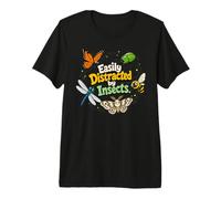 Easily Distracted by Insects Hiker Nature Lover Premium T-Shirt