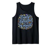 Easily Distracted By Insects Nature Lover Design Tank Top