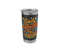 Easily Distracted By Insects Nature Lover Stainless Steel Insulated Tumbler