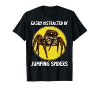 Easily distracted by jumping spiders jumping spider T-Shirt