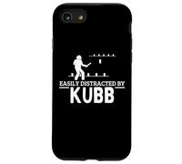 Easily Distracted By Kubb Viking Chess Funny Kubb Case for iPhone SE (2020) / 7/8