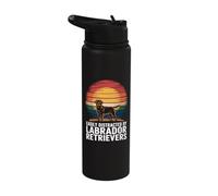 Easily Distracted by Labrador Retrievers Stainless Steel Insulated Water Bottle