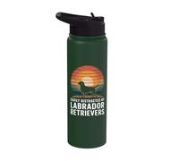 Easily Distracted by Labrador Retrievers Stainless Steel Insulated Water Bottle