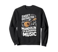 Easily Distracted By Mandolin And Bluegrass Music Sweatshirt