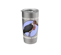Easily Distracted by Marabou Storks Marabou Stork Stainless Steel Insulated Tumbler