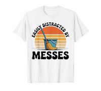 Easily Distracted By Messes Housekeeping Funny Housekeeper T-Shirt