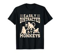 Easily Distracted By Monkey T-Shirt