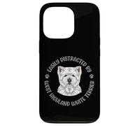 Easily Distracted by My West Highland White Terrier Case for iPhone 13 Pro