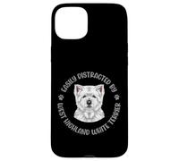 Easily Distracted by My West Highland White Terrier Case for iPhone 15 Plus