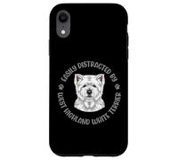 Easily Distracted by My West Highland White Terrier Case for iPhone XR