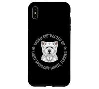 Easily Distracted by My West Highland White Terrier Case for iPhone XS Max