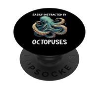Easily distracted by Octopuses Octopus PopSockets Adhesive PopGrip