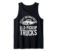 Easily Distracted BY Old Pickup Trucks Tank Top