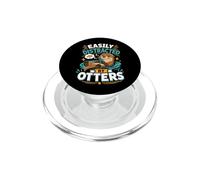 Easily Distracted By Otters Funny Animal Lover PopSockets PopGrip for MagSafe