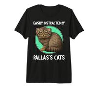 Easily Distracted by Pallas´s Cats Manul Pallas´s Cat Premium T-Shirt