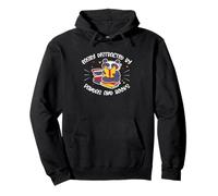 Easily Distracted by Pandas and Books Panda lover Book Lover Pullover Hoodie