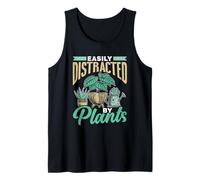 Easily Distracted by Plants Botanics Gardening Botanist Tank Top