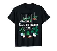 Easily distracted by plants Shirt Plant Mom Crazy Plant Lady T-Shirt