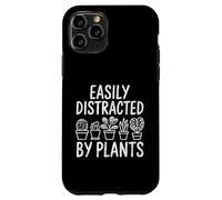 Easily Distracted By Plants T-Shirt Gardener Succulent Mom Case for iPhone 11 Pro