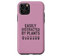 Easily Distracted By Plants T-Shirt Gardener Succulent Mom Case for iPhone 11 Pro
