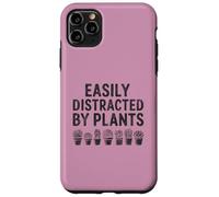 Easily Distracted By Plants T-Shirt Gardener Succulent Mom Case for iPhone 11 Pro Max
