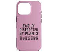 Easily Distracted By Plants T-Shirt Gardener Succulent Mom Case for iPhone 16 Pro