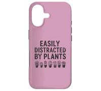 Easily Distracted By Plants T-Shirt Gardener Succulent Mom Case for iPhone 17