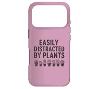 Easily Distracted By Plants T-Shirt Gardener Succulent Mom Case for iPhone 17 Pro