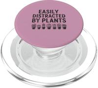 Easily Distracted By Plants T-Shirt Gardener Succulent Mom PopSockets PopGrip for MagSafe