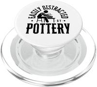 Easily Distracted By Pottery Ceramic Artist Funny Pottery PopSockets PopGrip for MagSafe