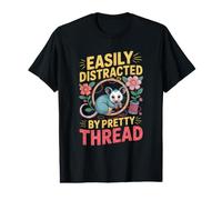 Easily Distracted By Pretty Thread Possum Value Graphic T-Shirt