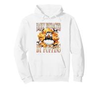 Easily Distracted By Puffins Funny Bird Bootleg Pullover Hoodie
