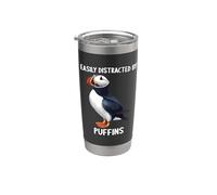Easily Distracted by Puffins. Puffins Puffin Stainless Steel Insulated Tumbler