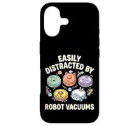 Easily Distracted By Robot Vacuums Housekeeping Case for iPhone 17