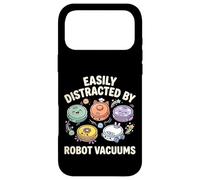 Easily Distracted By Robot Vacuums Housekeeping Case for iPhone 17 Pro Max