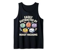 Easily Distracted by Robot Vacuums Housekeeping Tank Top