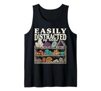 Easily Distracted by Rocks Geology Geologist Science Funny Tank Top