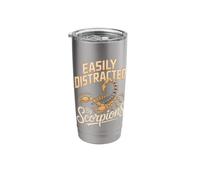 Easily Distracted By Scorpions Funny Scorpion Saying Stainless Steel Insulated Tumbler