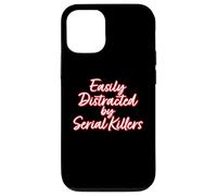 EASILY DISTRACTED BY SERIAL KILLERS - true crime fan horror Case for iPhone 12/12 Pro