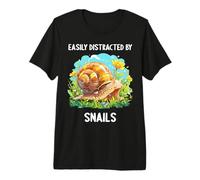 Easily Distracted by Snails. Snails Snail Premium T-Shirt